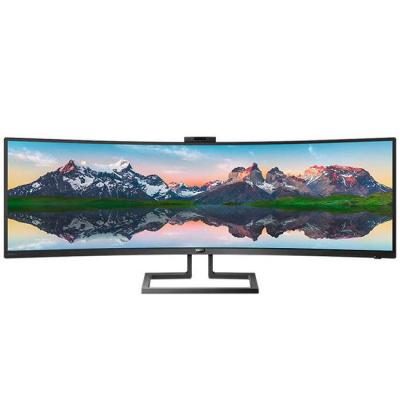 Монитор philips brilliance 499p9h, 49 инча ultra-wide, lcd (5120x1440) curved, va, 5ms, 80m:1, usb-c