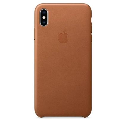 Калъф apple iphone xs max leather case - saddle brown, mrwv2zm/a