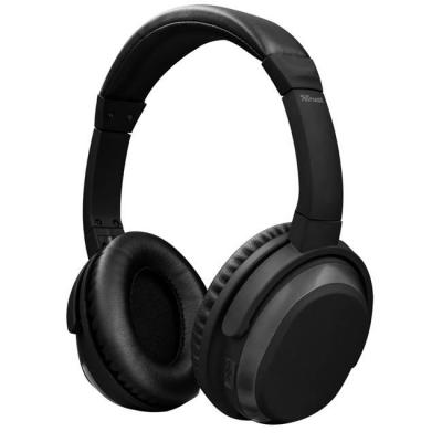 Слушалки trust paxo bluetooth headphones with active noise cancelling, 22451