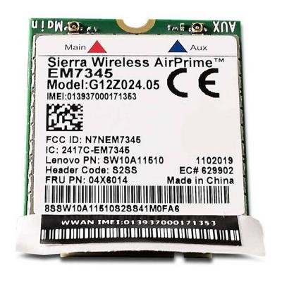Мрежова карта thinkpad em7345 4g lte mobile broadband. 4xc0f46957