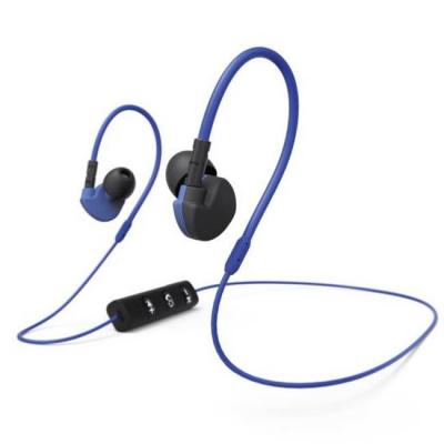 Спортни слушалки hama clip-on sport run bt, bluetooth, обхват до 10 м, черен/син, hama-177078