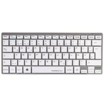 Безжична клавиатура rossano, 2.4ghz, бяла, hama-50454 _ нарушена опаковка