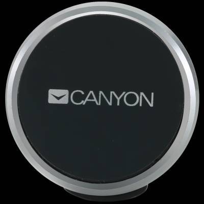 Холдър за кола за смартфон canyon car holder for smartphones,magnetic suction function ,with 2 plates, black ,40x35x50mm 0.033kg. cne-cchm4