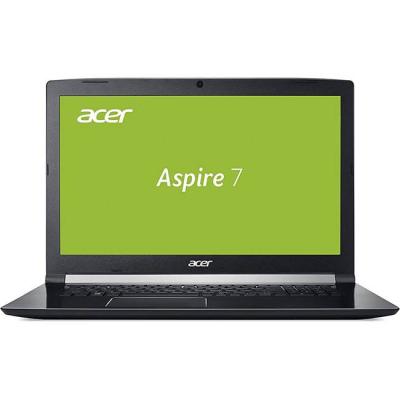 Лаптоп, acer aspire 7, a717-72g-77vh, intel core i7-8750h (up to 4.10ghz, 9mb), 17.3 инча fullhd (1920x1080) ips anti-glare, hd cam, nh.gxdex.047
