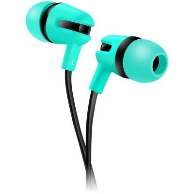 Слушалки canyon stereo earphone with microphone, 1.2m flat cable, green, 22x12x12mm, 0.013kg. cns-cep4g