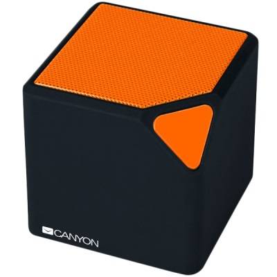 Тонколона canyon portable bluetooth v4.2+edr stereo speaker with 3.5mm aux, micro-usb port, bulit in 300ma battery. cne-cbtsp2bo