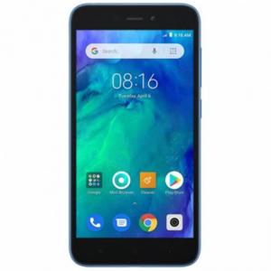 Смартфон xiaomi redmi go (син), поддържа 2 sim карти, 5 инча (12.70 cm) hd дисплей, четириядрен snapdragon 425 1.4 ghz, mzb7189eu