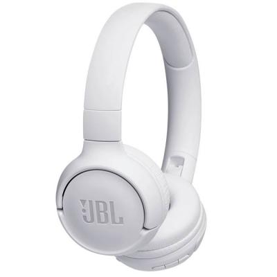 Безжични слушалки jbl t500bt, bluetooth 4.1, jbl pure bass sound, бял, jblt500btwht