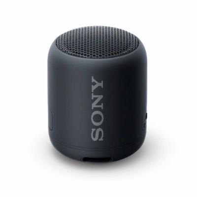 Тонколони sony srs-xb12 portable wireless speaker with bluetooth, black, srsxb12b.ce7