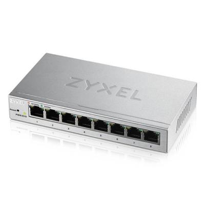 Комутатор, zyxel gs1200-8, 8 port gigabit web managed switch, gs1200-8-eu0101f
