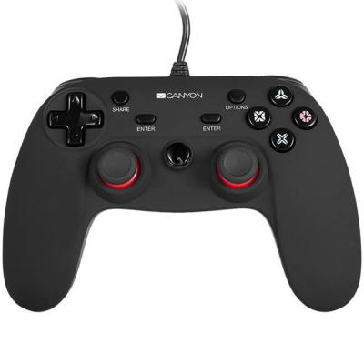 Геймпад canyon cnd-gp5, за ps4, черен, cnd-gp5