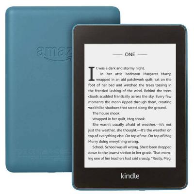 Електронен четец kindle paperwhite 10th generation (8gb) e-reader, водоустойчив, twilight blue, син