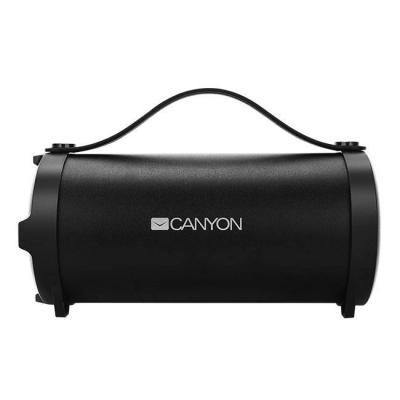 Безжична тонколона canyon cne-cbtsp6, 10 w, bluetooth 4.2, 3.5mm aux, micro-usb port, 1500mah polymer, black