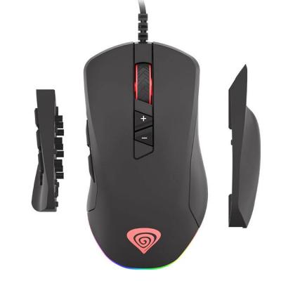 Геймърска мишка genesis xenon 770, pixart paw3327, 8000 fps, 10 2000 dpi, rgb, black, nmg-1473