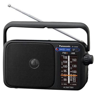 Портативно радио с цифров тунер panasonic rf-2400deg-k, fm/am, черно