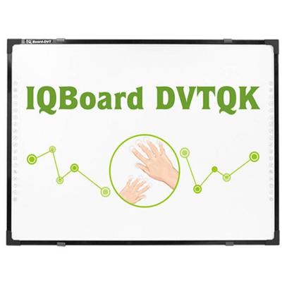 Интерактивна дъска iq board dvtqk 87 инча, two touch 4:3, инфраред камера, без писалки 32768x32768, t087ifxkwj