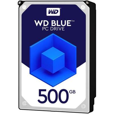 Хард диск wd blue, 500gb, 7200rpm, 64mb, sata 3, wd5000aakx, hdd-sata3-500wd-blue