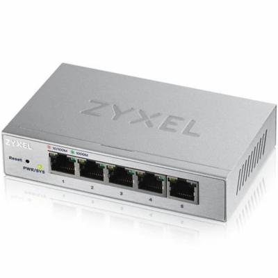 Суич zyxel gs-1200-5, 5 портов, gigabit, webmanaged, zyxel-gs-1200-5