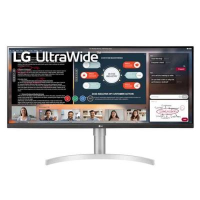 Монитор lg 34wn650-w, 34 инча ultrawide fhd (2560 x 1080) ips, 5ms, 75hz, 21:9, amd freesync, 34wn650-w.aeu