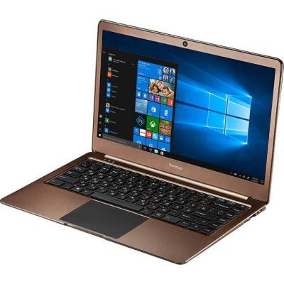 Лаптоп prestigio smartbook 141 c2, 14.1 инча ips , win. 10 home, intel celeron n3350, 3gb, 32gb flash, кафяв, psb141c02zfh_db_cz