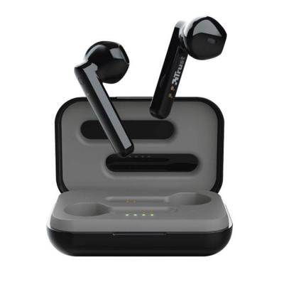 Безжични слушалки trust primo touch bluetooth earphones black, микрофон, 23712