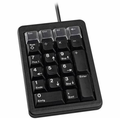 Цифрова клавиатура cherry keypad, черна, cherry-key-g84-4700lucus2