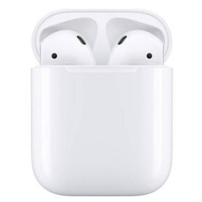 Блутут слушалки-тапи apple airpods 2gen, с докинг кутийка, wireless, бели, apple-mv7n2zm-a