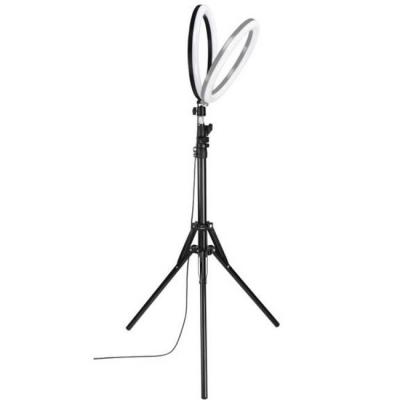 Трипод с led пръстен hama spotlight steady 120, 12 инча (30 cm), черен, hama-04643