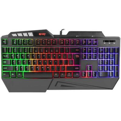 Клавиатура fury gaming keyboard skyraider backlight us layout, nfu-1697