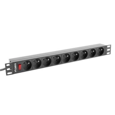 Филтър lanberg power distribution unit pdu 9 sockets 3m black, pdu-09e-0300-bk