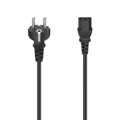 Универсален захранващ кабел hama  3-pin socket, 2.5 m, черен, hama-200738