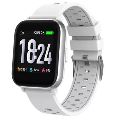 Смарт часовник denver със сензор за телесна температура и сърдечен ритъм, ip67 прахо и водоустойчив,бял, sw-163white