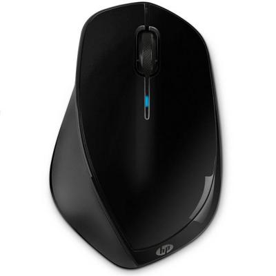 Безжична мишка hp x4500 wireless mouse, 1600 dpi, лазерен сензор, черна, h2w16aa
