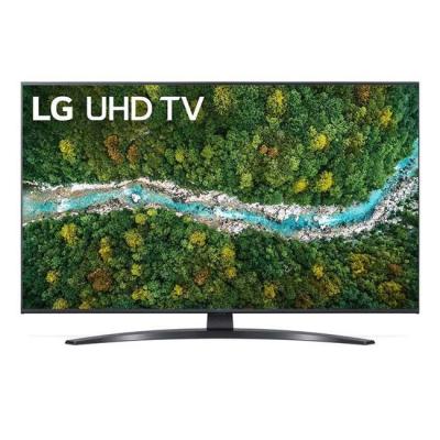 Телевизор lg 50up78003lb, 50 инча 4k ips ultrahd tv, smart tv, thinq ai, quad core 4k, wifi 802.11ac, hdr10,  hdmi, dark, 50up78003lb