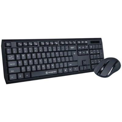 Безжичен комплект клавиатура и мишка gofreetech gft-s005, черен, gft-s005-bk_vz