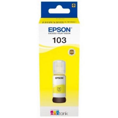 Бутилка с мастило за epson 103 c13t00s44a - yellow - 65 ml, 201epst00s44a