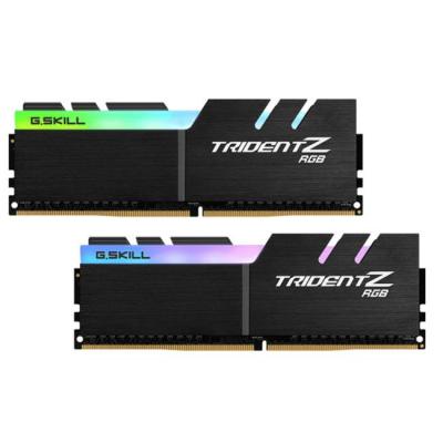 Ram памет g.skill trident z rgb, 32 gb (2 x 16 gb) ddr4, pc4-25600, 3200 mhz, cl14, f4-3200c14d-32gtzr, gskill-f4-3200c14d-32gtzr