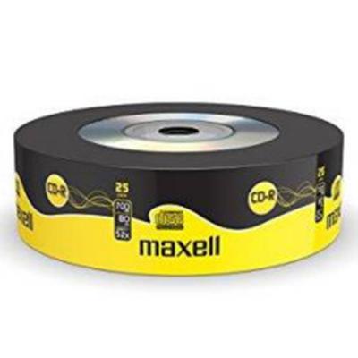 Cd-r80 maxell shrink /cake box/, 700 mb, 52x, 25 бр., ml-dc-cdr80-25-cake