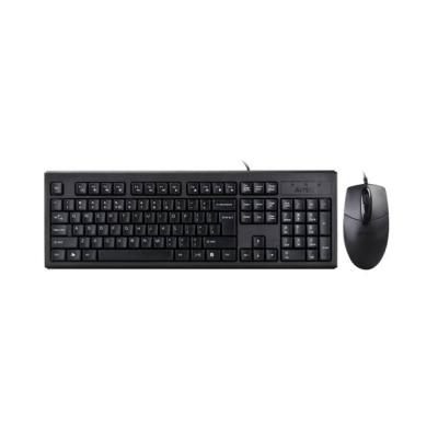Комплект клавиатура и мишка a4 kr-8372, черен, a4 kr-8372 desktop black