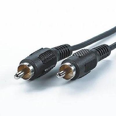 Rca кабел за пренос на видеовръзка, чинч мъжко/чинч мъжко, 2.5м, черен, 11.99.4332_vz