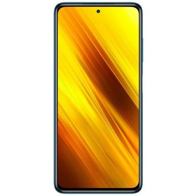 Смартфон xiaomi poco x3 nfc, 6.67 инча (2400x1080), android 10.0, snapdragon 732g, 6 gb, 128 gb, 64 mp + 13 mp + 2 mp + 2 mp / 20 мр, син, mzb07teeu