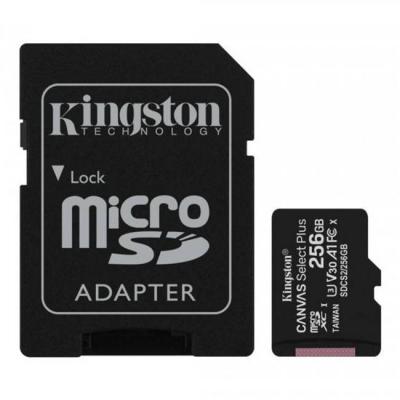 Карта памет kingston canvas select plus microsdhc 256gb class 10, kin-sdcs2-256gb