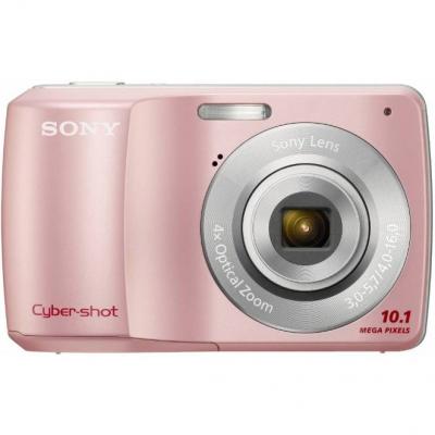 Цифров фотоапарат sony cyber shot dsc-s3000 pink + зарядно устройство с батерии + 2gb sd карта памет + sony калъфче - s3000p2okxxdi.ys