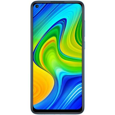 Смартфон xiaomi redmi note 9 4+128, 6.53 инча, android 10.0, 4 gb, 128 gb, 48 mp + 8 mp + 2 mp + 2 mp / 13 mp, dual sim, син, mzb9460eu