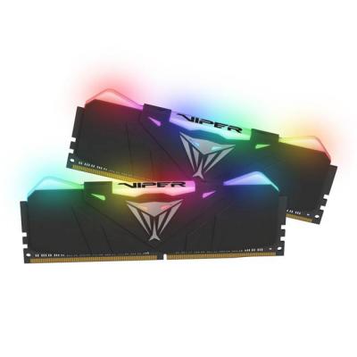 Памет patriot viper rgb black, 16gb (2x8) ddr4, 3200mhz, pvr416g320c6k