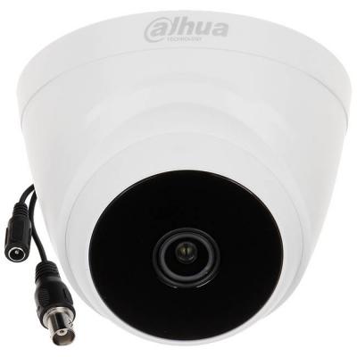 Камера за видеонаблюдение hdcvi dahua, аналогова, куполна, 2 мр, 1920 x 1080, 2.8 mm, 1/2.7 инча megapixel, cmos, бяла, hac-t1a21-0280b