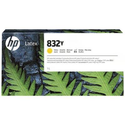 Мастилница hp 832y, latex ink cartridge - yellow, 4uv08a