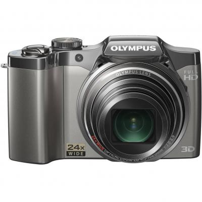 Цифров фотоапарат olympus sz-30mr silver - 16.0 mp backlit cmos, 24x wide zoom, 3.0" 460k dots lcd, dual is, full hd movie,3d - 4545350 03559-4 c