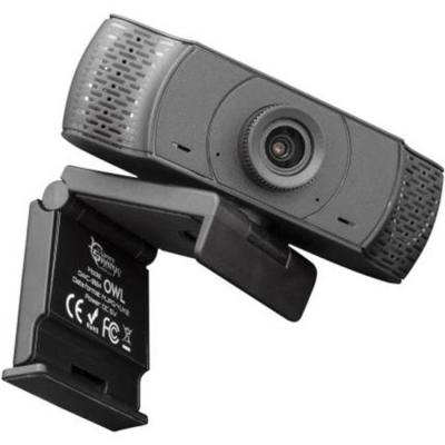 Уеб камера owl white shark, 1080p, 360 градуса, черен, gwc-004