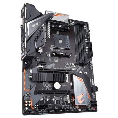 Дънна платка gigabyte b450 aorus elite socket am4, 4 x ddr4, rgb fusion, (rev. 1.0), ga-mb-b450-aorus-elite-v2